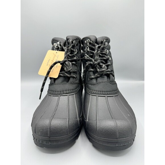 WEATHERPROOF VINTAGE Men's Outdoor Joe Duck Boots, Size 9M, Black - Picture 6 of 10